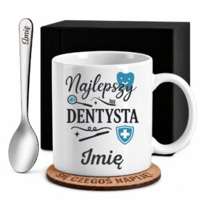 1 kubek biay z imieniem dla dentysty prosty 1 kzsb0030