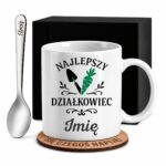 1 kubek biay z imieniem dla dziakowca prosty 1 kzsb0033