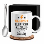 1 kubek biay z imieniem dla elektryka prosty 1 kzsb0037