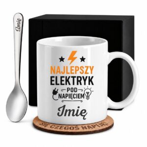 1 kubek biay z imieniem dla elektryka prosty 1 kzsb0037