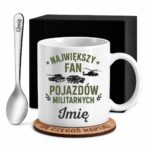 1 kubek biay z imieniem dla fana pojazdow militarnych prosty 1 kzsb0048