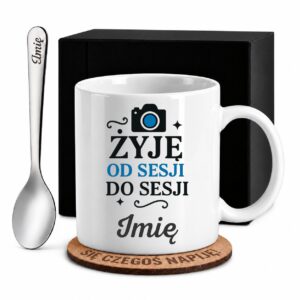 1 kubek biay z imieniem dla fotografa prosty 1 kzsb0059