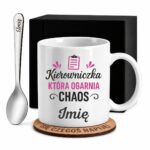 1 kubek biay z imieniem dla kierowniczki prosty 3 kzsb0076