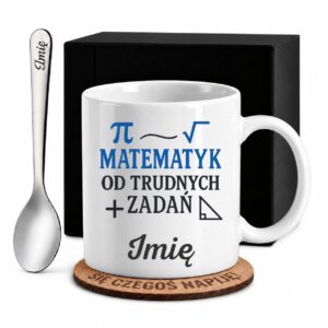 1 kubek biay z imieniem dla matematyka prosty 2 kzsb0099