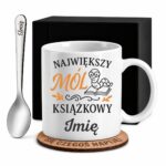 1 kubek biay z imieniem dla mola ksiazkowego prosty 1 kzsb0103