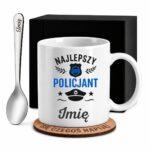1 kubek biay z imieniem dla policjanta prosty 1 kzsb0133