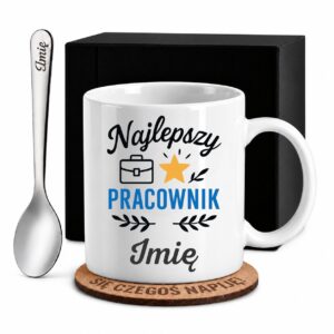 1 kubek biay z imieniem dla pracownika prosty 1 kzsb0135