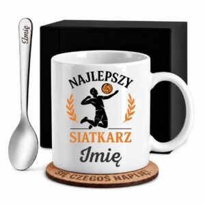 1 kubek biay z imieniem dla siatkarza prosty 1 kzsb0150