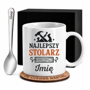 1 kubek biay z imieniem dla stolarza prosty 1 kzsb0158