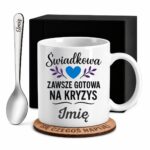 1 kubek biay z imieniem dla swiadkowej prosty 1 kzsb0197