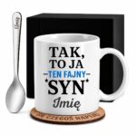 1 kubek biay z imieniem dla syna prosty 2 kzsb0164