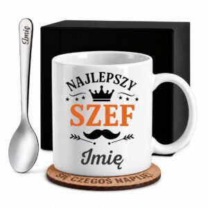 1 kubek biay z imieniem dla szefa prosty 1 kzsb0165