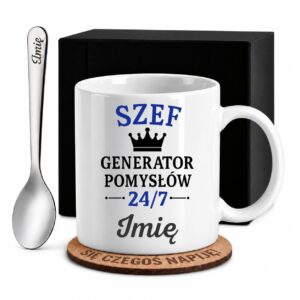 1 kubek biay z imieniem dla szefa prosty 1 kzsb0166