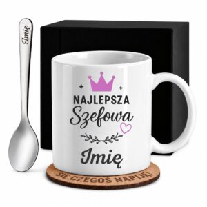 1 kubek biay z imieniem dla szefowej prosty 1 kzsb0167