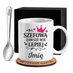 1 kubek biay z imieniem dla szefowej prosty 1 kzsb0168