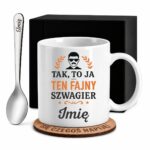 1 kubek biay z imieniem dla szwagra prosty 1 kzsb0170