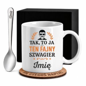 1 kubek biay z imieniem dla szwagra prosty 1 kzsb0170