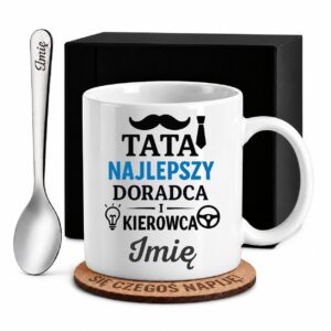 1 kubek biay z imieniem dla taty prosty 1 kzsb0173