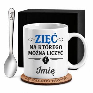 1 kubek biay z imieniem dla ziecia prosty 1 kzsb0193