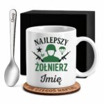 1 kubek biay z imieniem dla zonierza prosty 1 kzsb0204