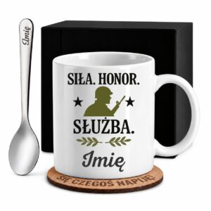 1 kubek biay z imieniem dla zonierza prosty 2 kzsb0205