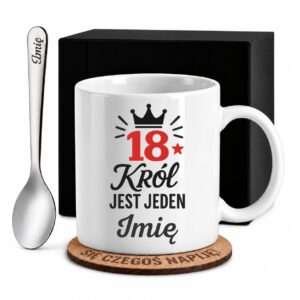 1 kubek biay z imieniem na 18 urodziny prosty 2 kzsb0209