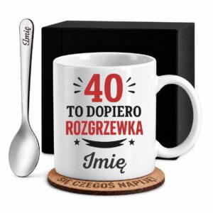 1 kubek biay z imieniem na 40 urodziny prosty 1 kzsb0216