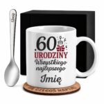 1 kubek biay z imieniem na 60 urodziny bordowy 1 kzsb0219