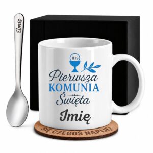 1 kubek biay z imieniem na pierwsza komunie prosty 1 kzsb0234