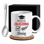 1 kubek biay z imieniem na zakonczenie edukacji prosty 1 kzsb0243