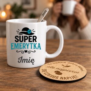 2 biay kubek personalizowany dla emeryta prosty 2 kzsb0041