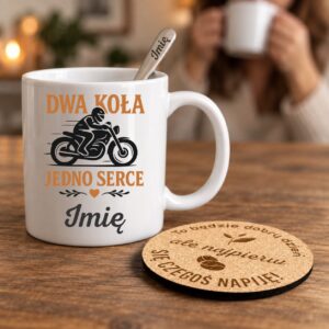 2 biay kubek personalizowany dla motocyklisty prosty 2 kzsb0106