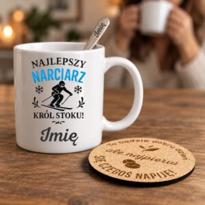 2 biay kubek personalizowany dla narciarza prosty 1 kzsb0111