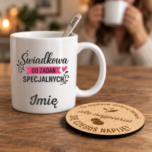 2 biay kubek personalizowany dla swiadkowej prosty 2 kzsb0199