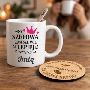 2 biay kubek personalizowany dla szefowej prosty 1 kzsb0168