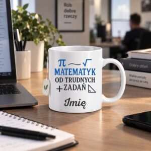 3 kubek na prezent z imieniem dla matematyka prosty 2 kzsb0099