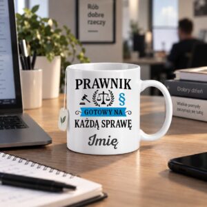 3 kubek na prezent z imieniem dla prawnika prosty 1 kzsb0138