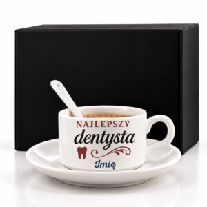 1 filizanka personalizowana biaa z imieniem dla dentysty rozbudowany 1 filb0026