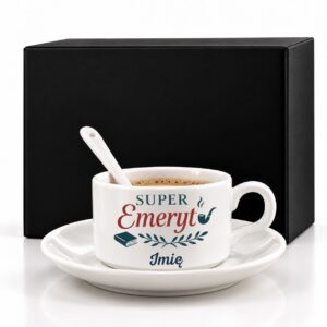 1 filizanka personalizowana biaa z imieniem dla emeryta profesjonalny 1 filb0032