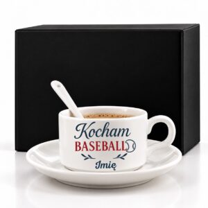 1 filizanka personalizowana biaa z imieniem dla fana baseballu rozbudowany 2 filb0035