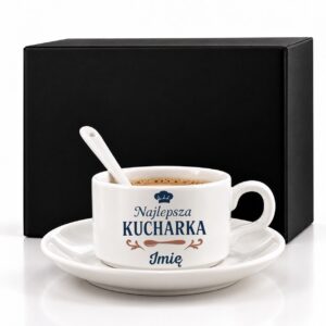1 filizanka personalizowana biaa z imieniem dla kucharki rozbudowany 1 filb0067