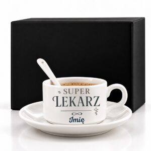 1 filizanka personalizowana biaa z imieniem dla lekarza profesjonalny 1 filb0074