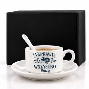1 filizanka personalizowana biaa z imieniem dla mechanika rozbudowany 1 filb0079
