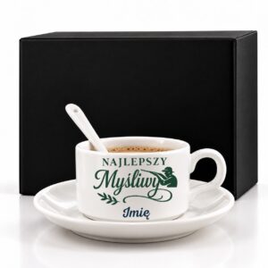 1 filizanka personalizowana biaa z imieniem dla mysliwego rozbudowany 1 filb0082
