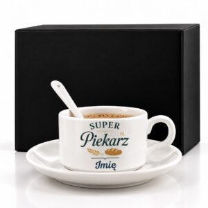 1 filizanka personalizowana biaa z imieniem dla piekarza rozbudowany 1 filb0096