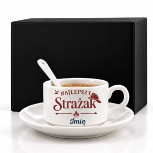 1 filizanka personalizowana biaa z imieniem dla strazaka rozbudowany 1 filb0128
