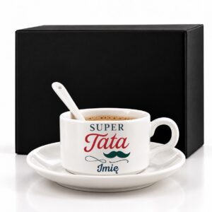 1 filizanka personalizowana biaa z imieniem dla taty profesjonalny 1 filb0137