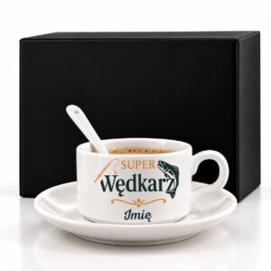 1 filizanka personalizowana biaa z imieniem dla wedkarza profesjonalny 1 filb0150