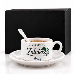1 filizanka personalizowana biaa z imieniem dla zonierza rozbudowany 2 filb0161