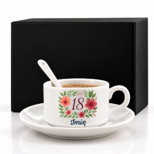 1 filizanka personalizowana biaa z imieniem na 18 urodziny rozbudowany 2 filb0163